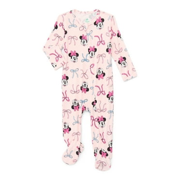 Character Baby Gender Neutral Two-Way Zip Front Sleep N Play Pajamas, Sizes Newborn-6/9 Months