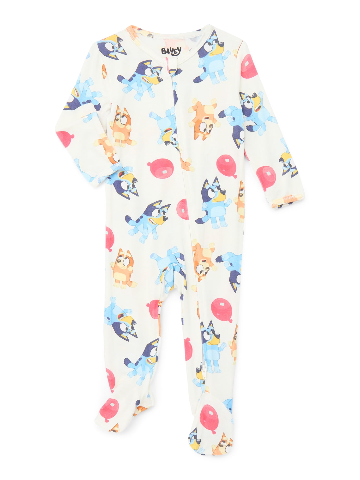 Character Baby Gender Neutral Two-Way Zip Front Sleep N Play Pajamas, Sizes Newborn-6/9 Months