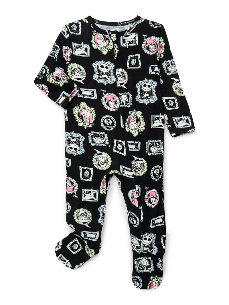 Nightmare Before Christmas Baby Boys or Girls Two-Way Zip Front