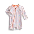 thumbnail image 1 of Jaws Baby Girls One Piece Rashguard with UPF50, Sizes 0M-12M, 1 of 3