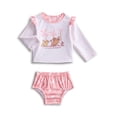 thumbnail image 1 of Character Baby Girl Rash Guard and Diaper Cover Swim Set, 2-Piece, Size 0-12M, 1 of 3