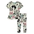 thumbnail image 1 of Character Baby Girls Rib Short Sleeve Top & Leggings Set, 2-Pice, Sizes 0/3 Months-24 Months, 1 of 5