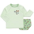 thumbnail image 1 of Character Baby Long-Sleeve Rash Guard and Diaper Cover Swim Set, 2-Piece, Sizes 0M-12M, 1 of 3