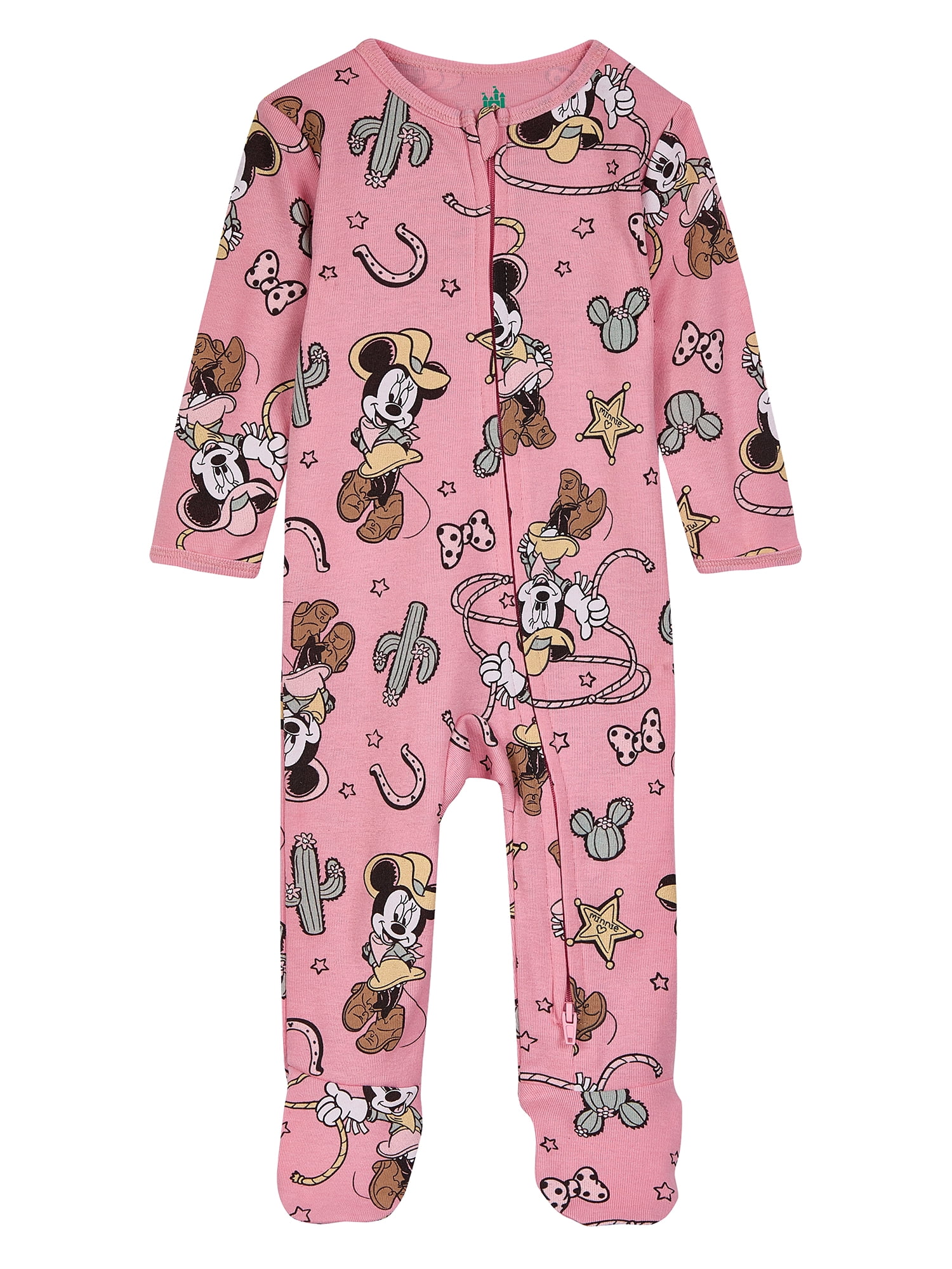 Character Baby Two-Way Zip Front Footed Sleep N Play Pajamas