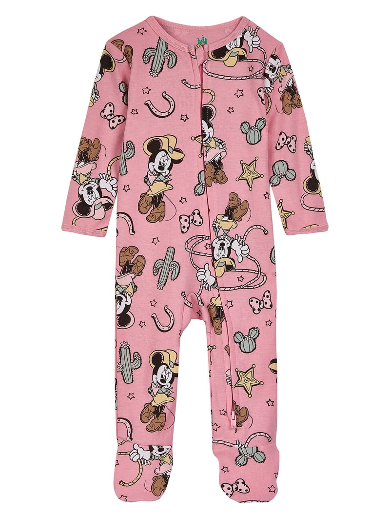 Character Baby Two-Way Zip Front Footed Sleep N Play Pajamas