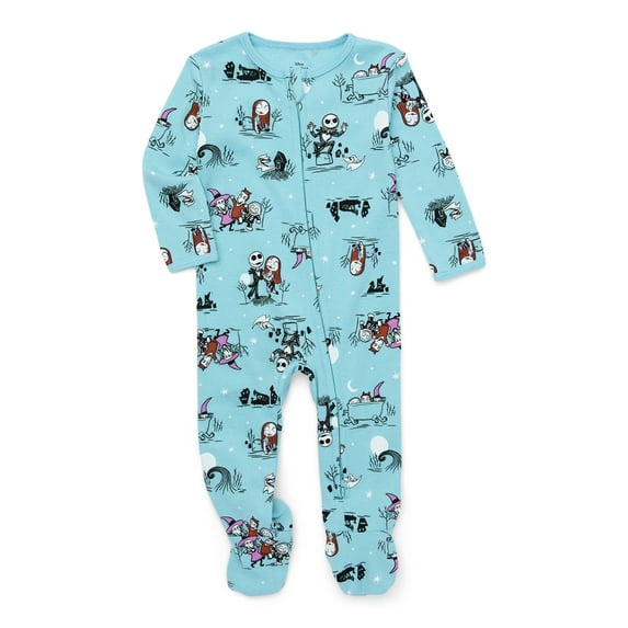 Character Baby Two-Way Zip Front Footed Sleep N Play Pajamas, Sizes Newborn-6/9 Months