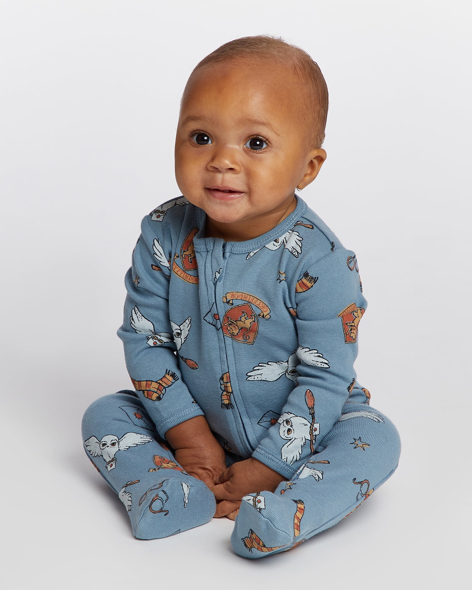 Character Baby Two-Way Zip Front Footed Sleep N Play Pajamas, Sizes Newborn-6/9 Months