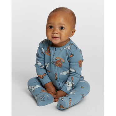 Character Baby Two-Way Zip Front Footed Sleep N Play Pajamas, Sizes Newborn-6/9 Months