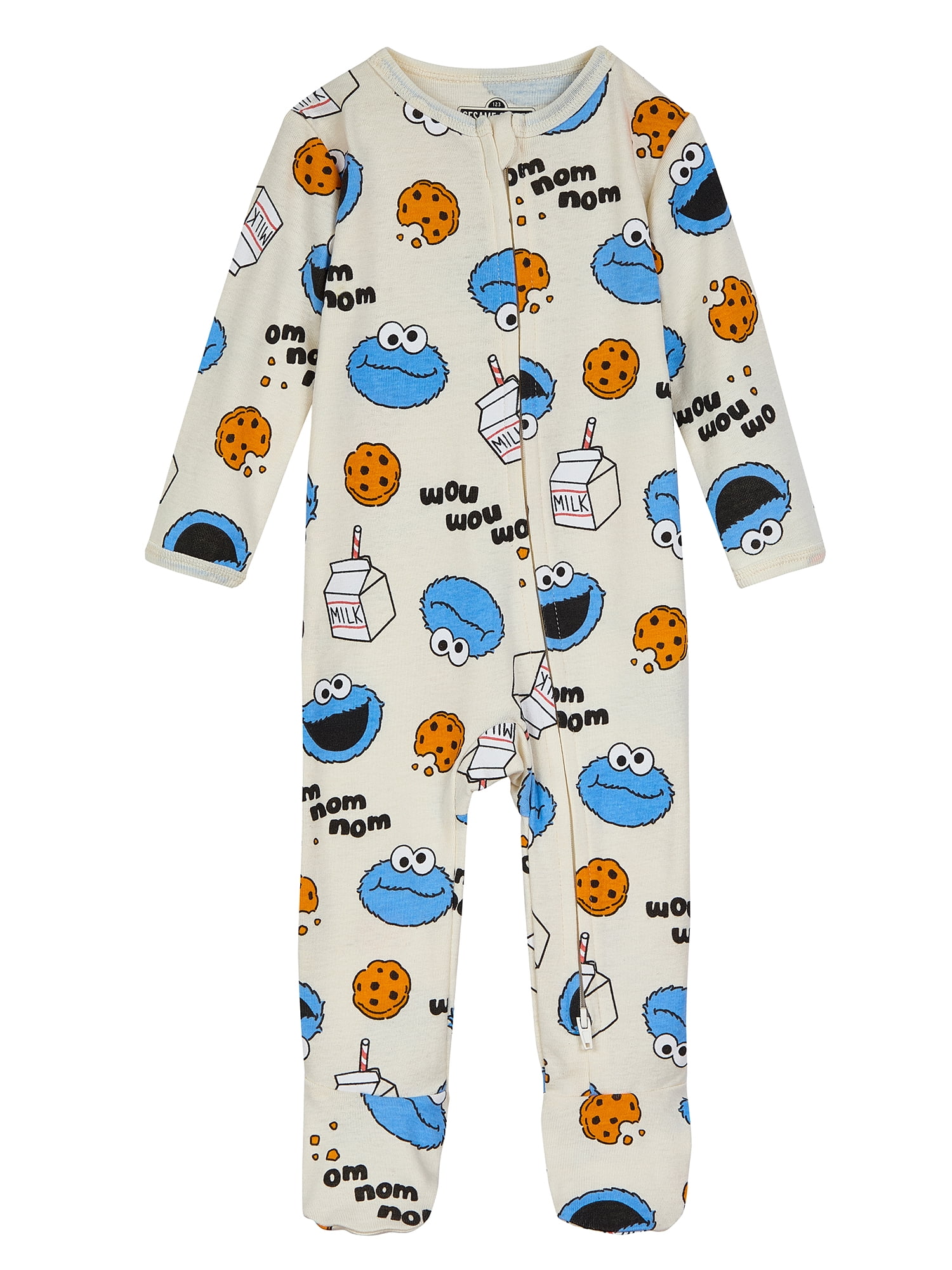 Character Baby Two-Way Zip Front Footed Sleep N Play Pajamas, Sizes Newborn-6/9 Months