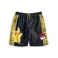 thumbnail image 1 of Pokemon Boys Pikachu Swim Trunks with UPF 50, Sizes 4-16, 1 of 3