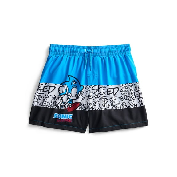 Spider Man Boys Swim Trunks with UPF50, Sizes 4-16