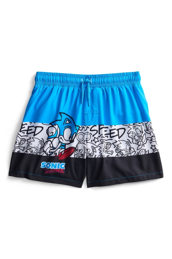 Spider Man Boys Swim Trunks with UPF50, Sizes 4-16