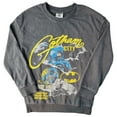 thumbnail image 1 of Character Boys Mineral Washed Embroidery Soft and Comfortable Graphic Pullover (Batman, XL (14/16)), 1 of 1