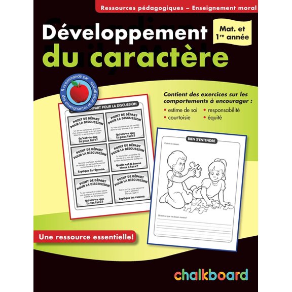 Character Development: Developpement Du Caractere Mat-1 (Paperback)