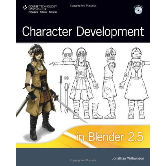 Pre-Owned Character Development in Blender 2.5 [With DVD] (Paperback) 1435456254 9781435456259
