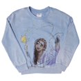 thumbnail image 1 of Character Girl's Mineral Washed Embroidery Soft and Comfortable Graphic Pullover (Wish, L (10/12)), 1 of 1