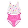 thumbnail image 1 of Dreamwave Apparel Girls Barbie Character Swimsuit One-Piece, Sizes 4-12, 1 of 3