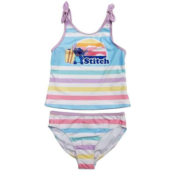 Dreamwave Apparel Girls Stitch Character Swimsuit , 2-piece