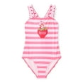 thumbnail image 1 of Dreamwave Apparel Girls Strawberry Shortcake Character Swimsuit One-Piece, Sizes 4-12, 1 of 3