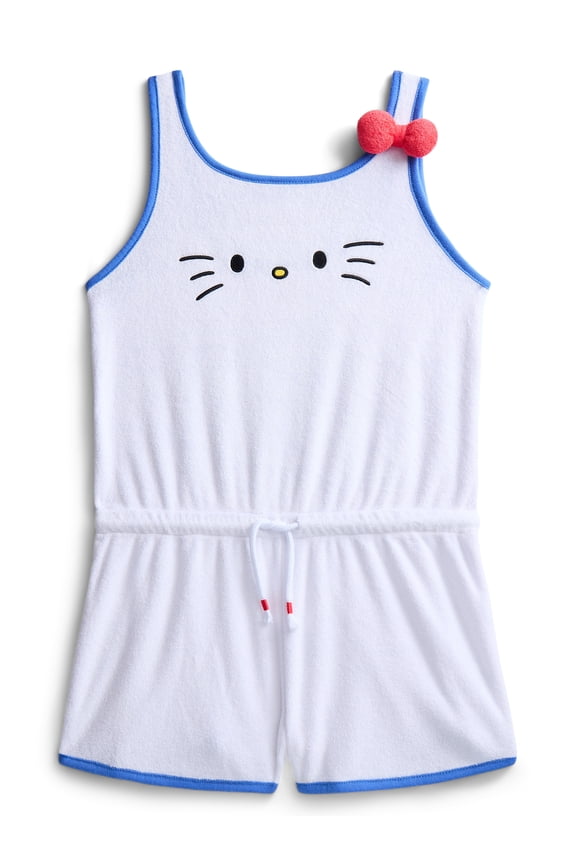 Hello Kitty Baby Girls Terrycloth Romper