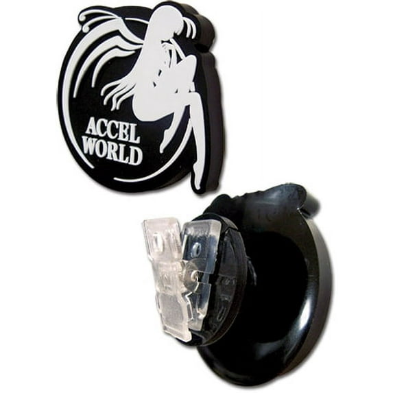 Character Goods - Clip - Accel World - New Logo Earbud Black Anime ge18000