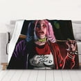 thumbnail image 1 of Character Harley Quinn Thick Blanket Cozy Soft Fuzzy Anti-pilling Flannel Throw Blanket Warm Sofa Bed Blanket 80"x60" For Adult Teen Kids, 1 of 7