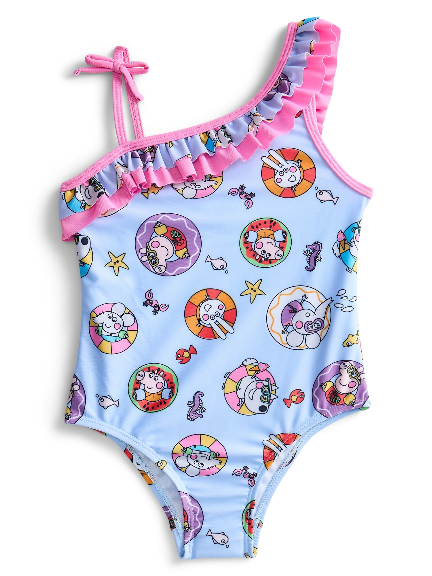 Character Toddler Girl One- Piece Swimsuit, Sizes 12M-5T