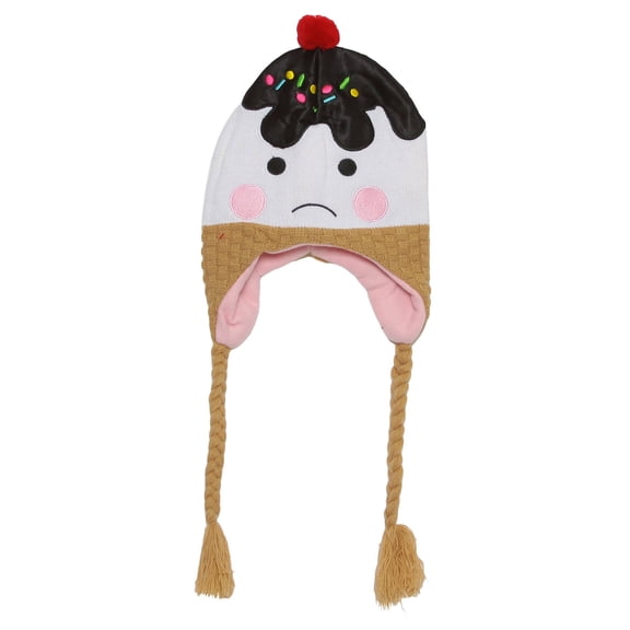 Character Knitted Laplander Cap, Ice Cream Cake