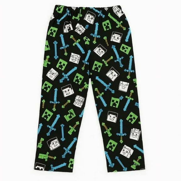 Character License Mens Sleep Pants MineCraft, Sizes S- 2XL
