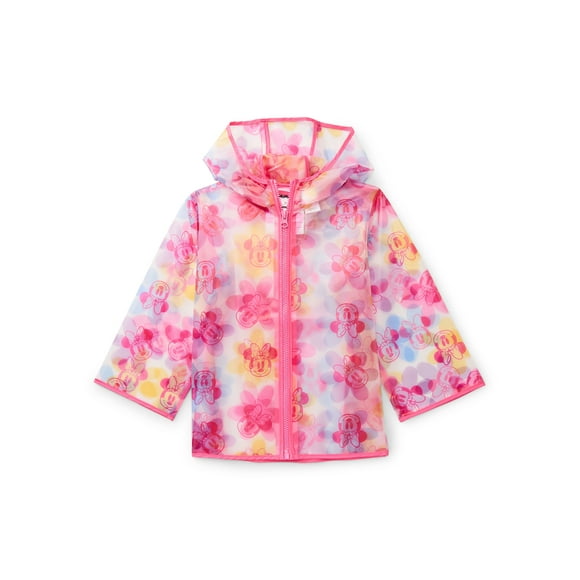 Character Toddler Clear Rain Jacket with Hood, Sizes 2T-5T