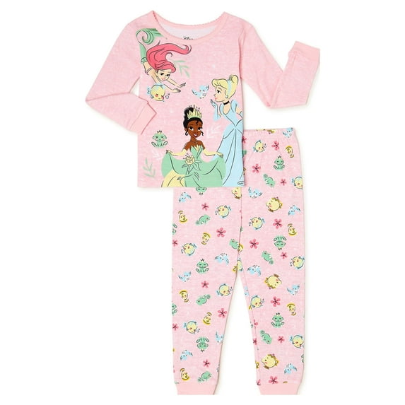 Character Long Sleeve Top and Pants, 2-Piece Pajamas Set, Sizes 2T-5 T