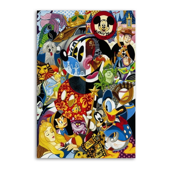 Character Mickeys Cartoon Minnie Duck Home Decor Poster Wall Art Hanging Picture Print Bedroom Decorative Painting Posters Room Aesthetic 24x36inch(60x90cm)