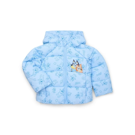 Character Mid- Weight Hooded Puffer Jacket, Sizes 2T-5T