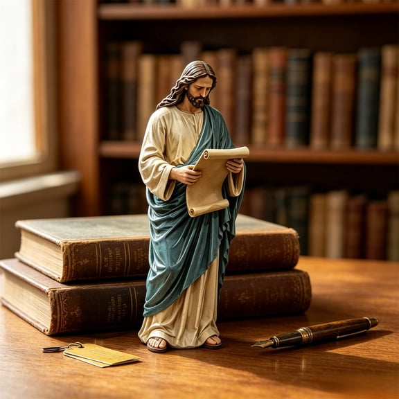 Character Miniature Statue Bookshelf Decor, Resin Handicraft Display Piece, Figurine Ornament for Bookshelf and Desk Display