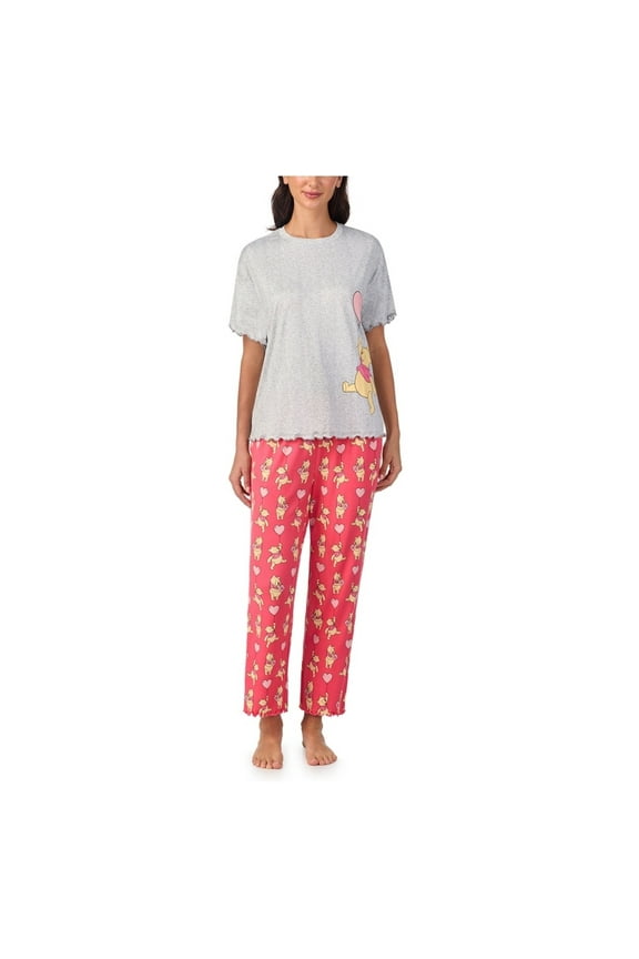 Short Sleeve and Pant Pajama Set Winnie The Pooh Small