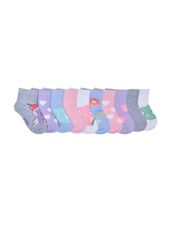 Character Toddler Ankle Socks, 10-pack, Sizes 12M- 5T