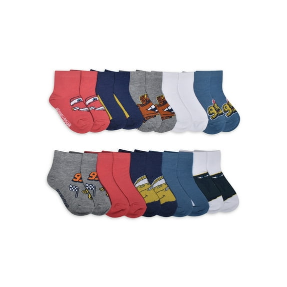 Character Toddler Ankle Socks, 10-pack, Sizes 12M- 5T
