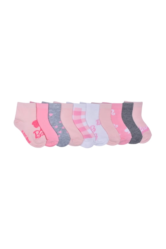 Character Toddler Ankle Socks, 10-pack, Sizes 12M- 5T