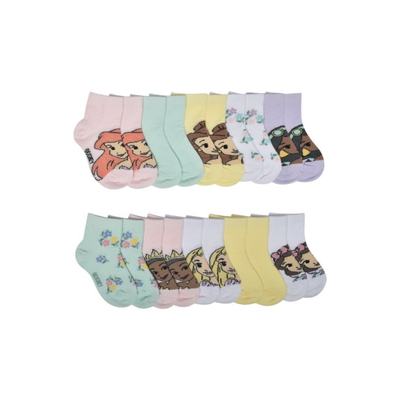 Character Toddler Ankle Socks, 10-pack, Sizes 12M- 5T