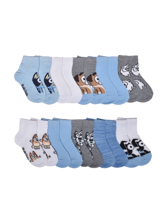 Character Toddler Ankle Socks, 10-pack, Sizes 12M- 5T