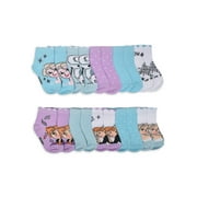 Character Toddler Ankle Socks, 10-Pack, Sizes 12M-5T