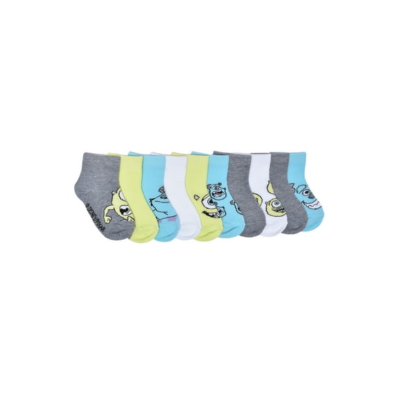 Character Toddler Ankle Socks, 10-pack, Sizes 12M- 5T