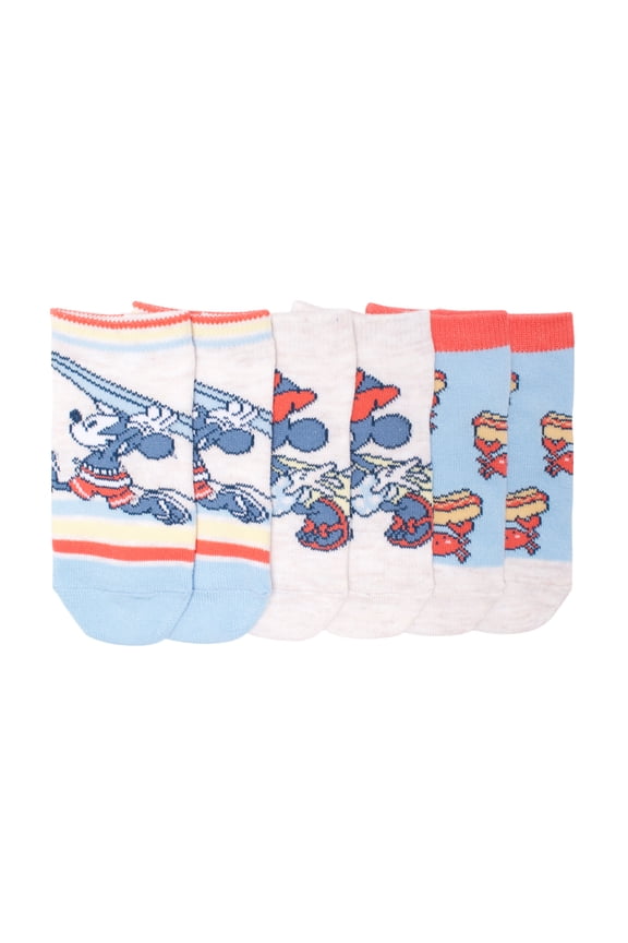 Character Toddler Ankle Socks, 3-Pack, Sizes 12M - 5T