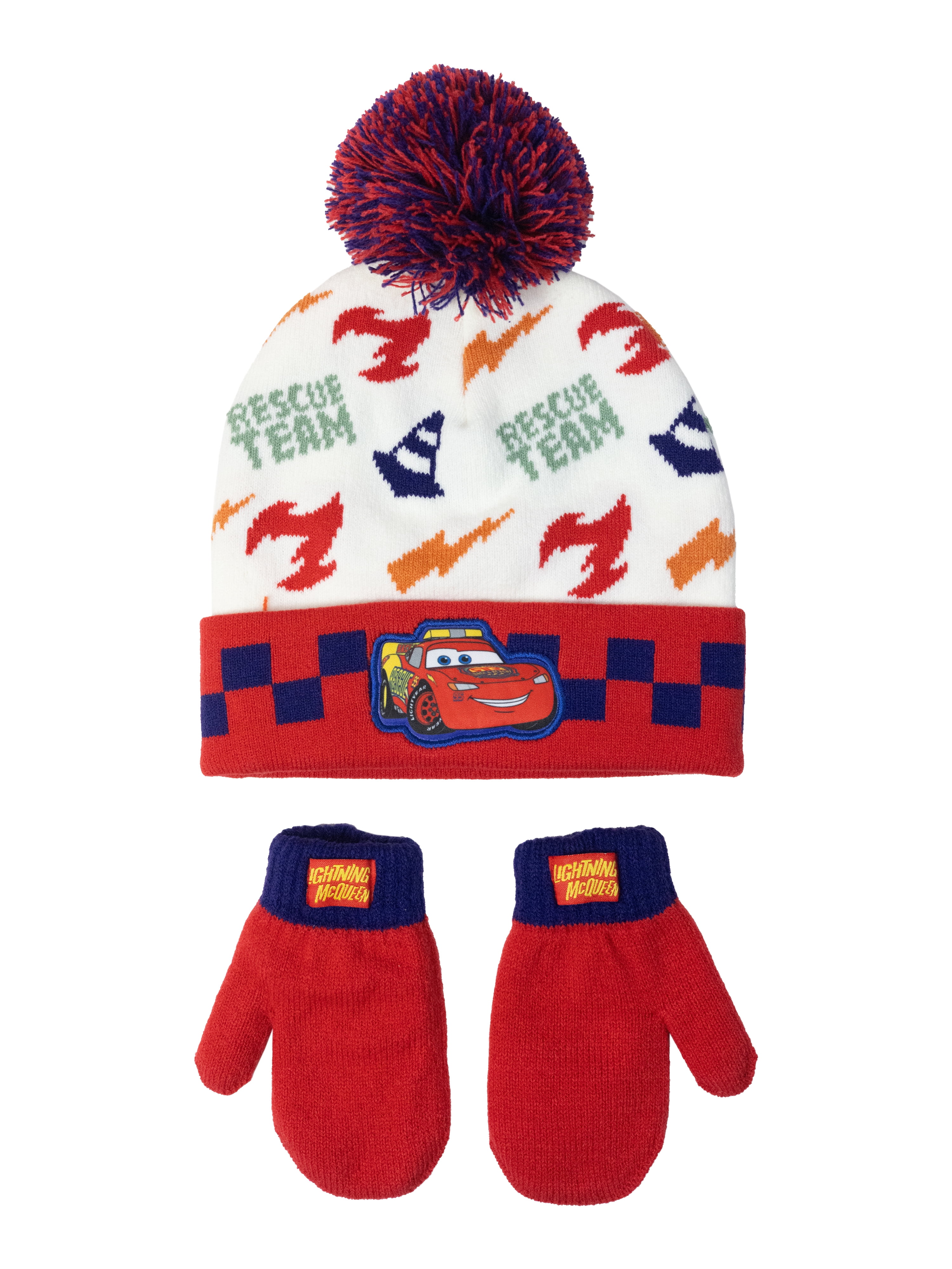 Character Toddler Beanie and Mittens, 2-Piece Set
