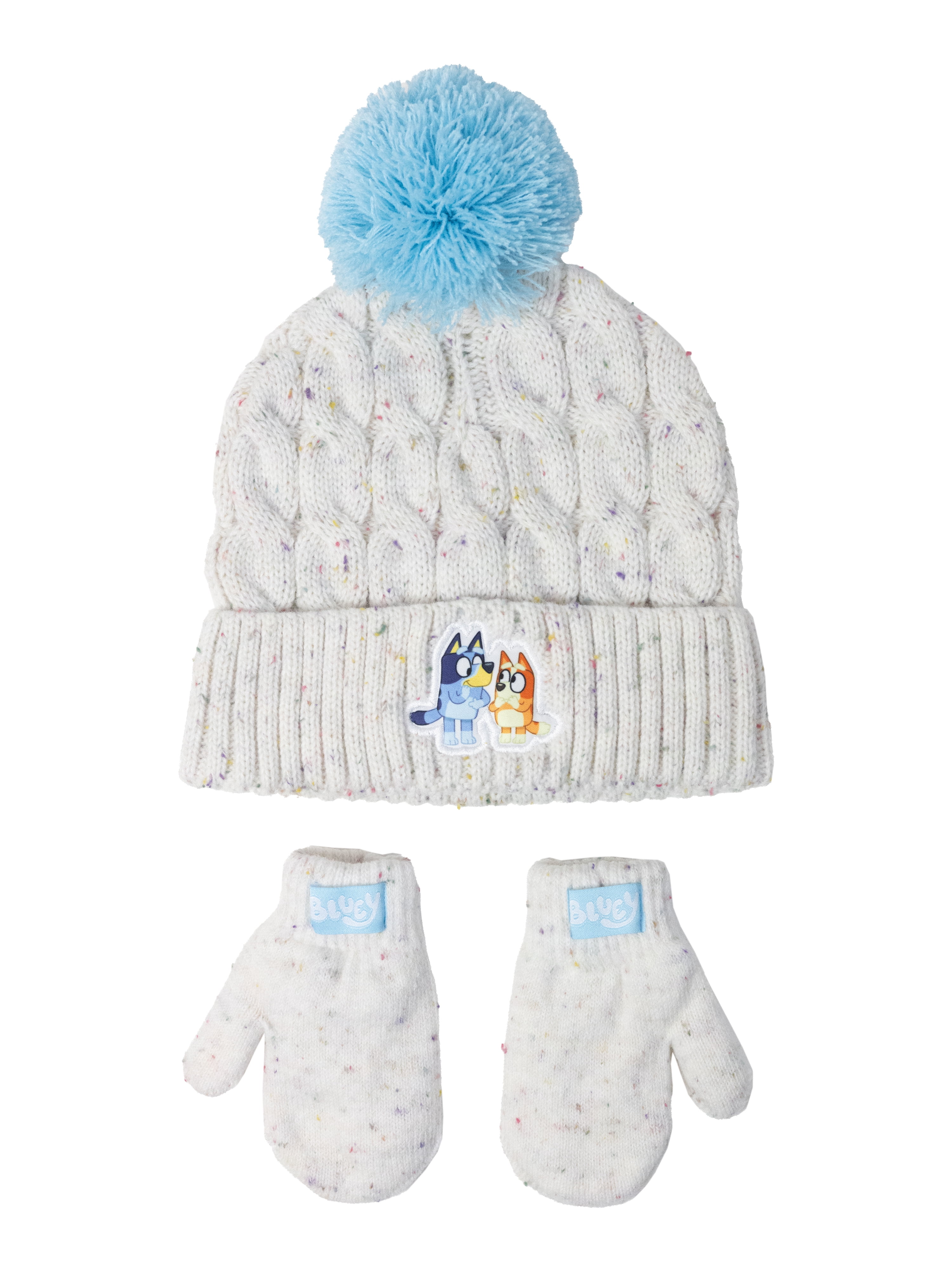 Character Toddler Beanie and Mittens, 2-Piece Set