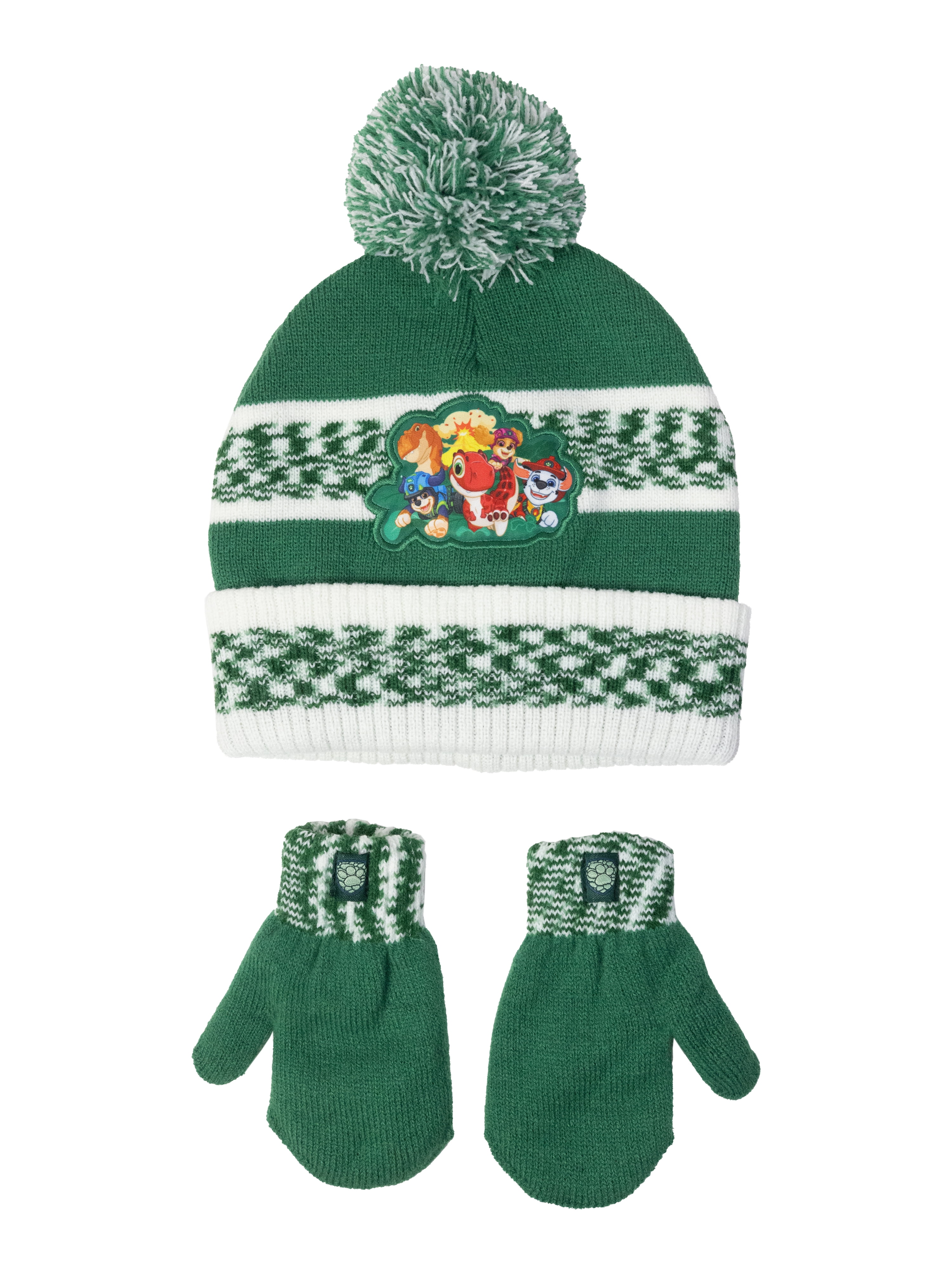 Character Toddler Beanie and Mittens, 2-Piece Set
