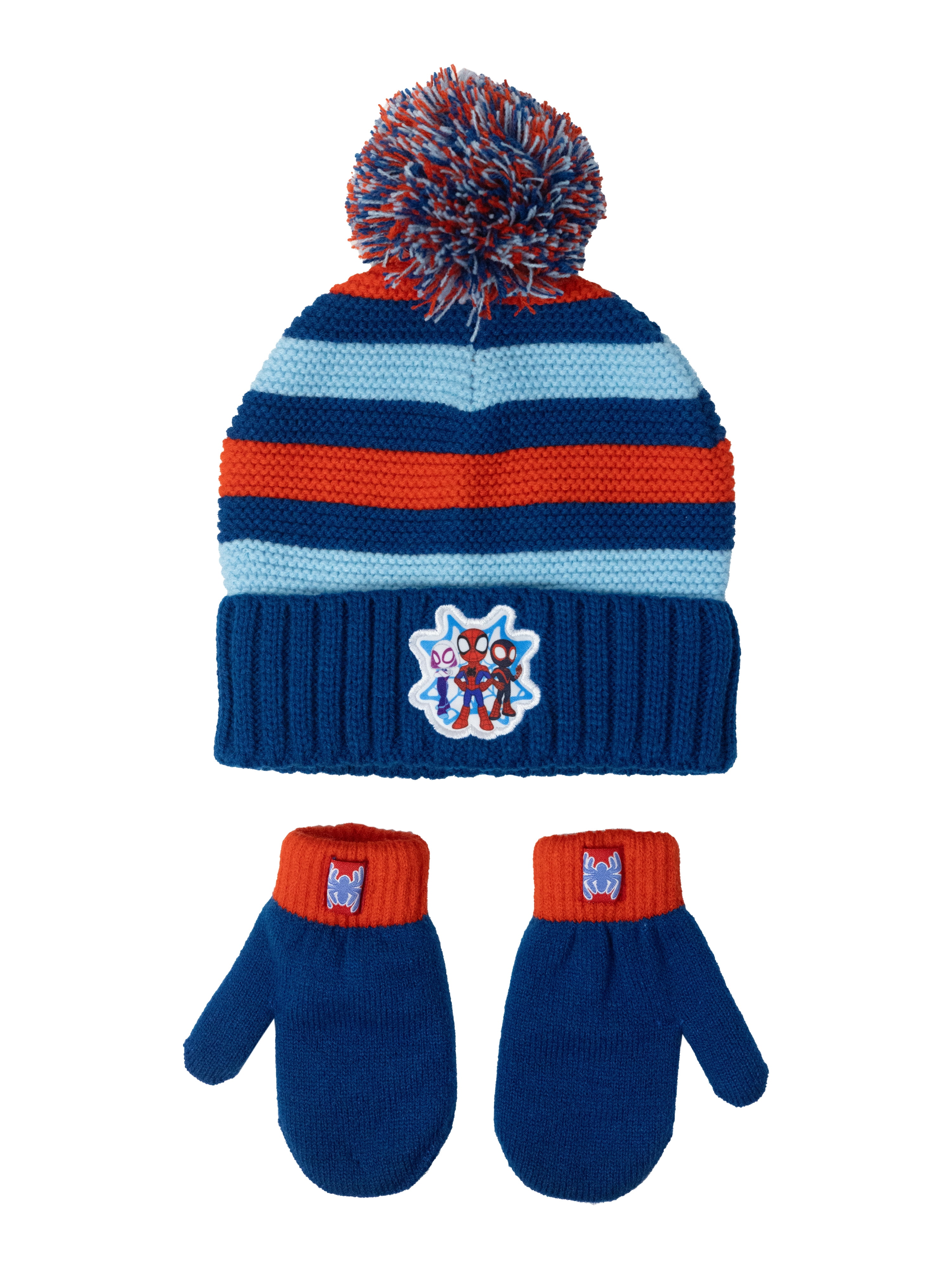 Character Toddler Beanie and Mittens, 2-Piece Set