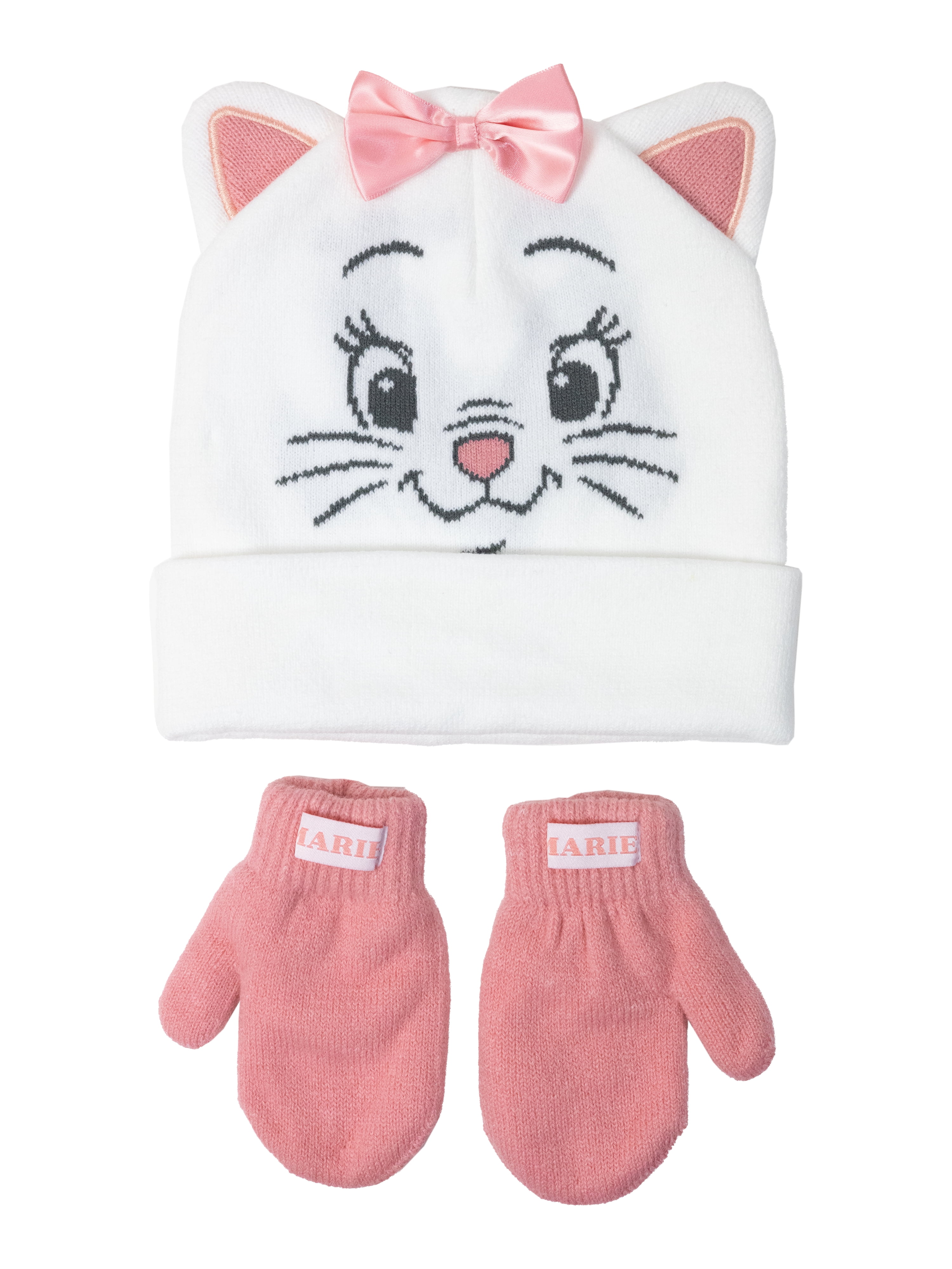 Character Toddler Beanie and Mittens, 2-Piece Set