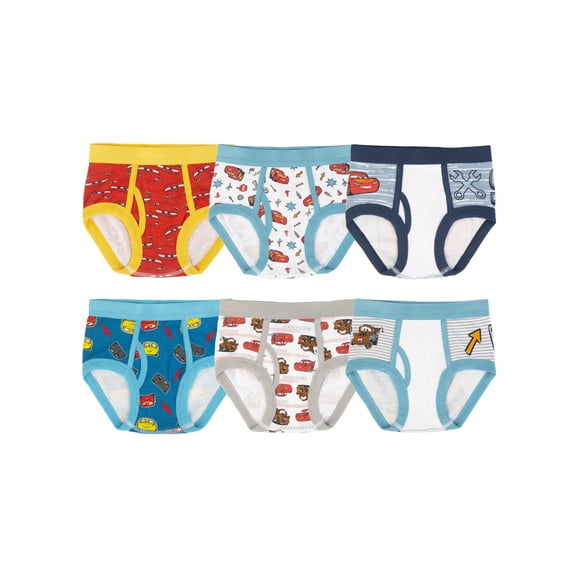 Character Toddler Boy Briefs, 6- Pack, Sizes 2T-4T