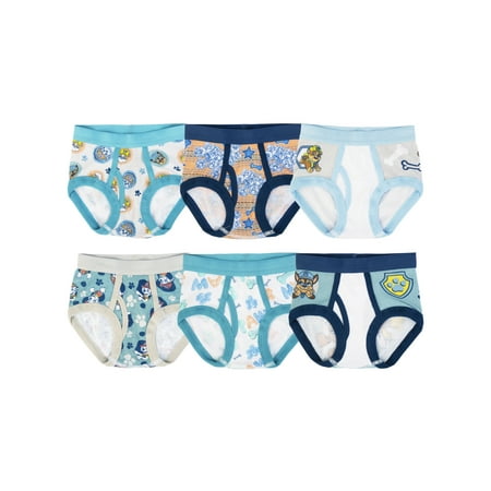 Character Toddler Boy Briefs, 6 Pack Sizes 2T-4T